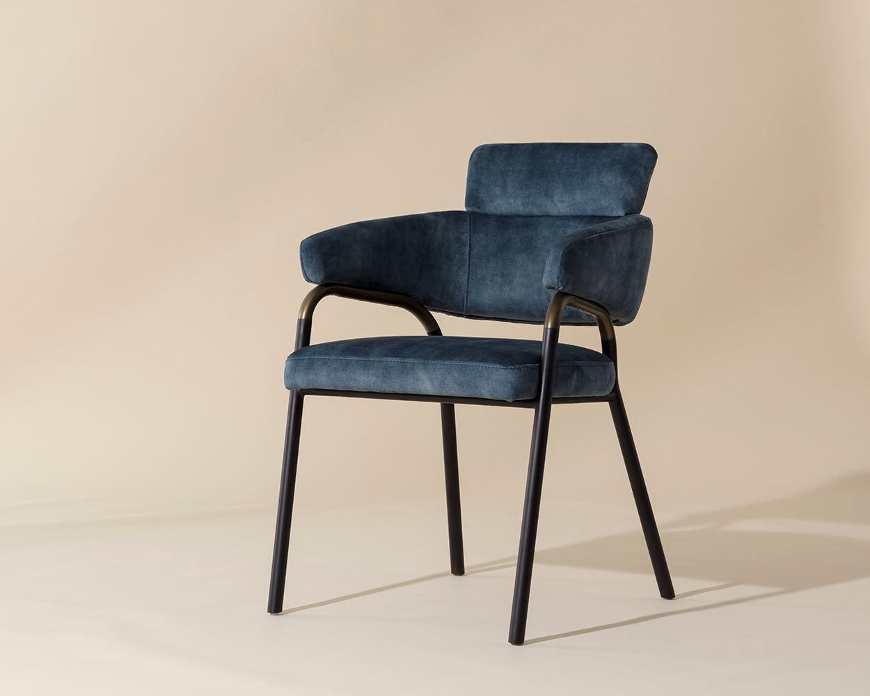 Sharqui Dining Armchair - Nono Petrol