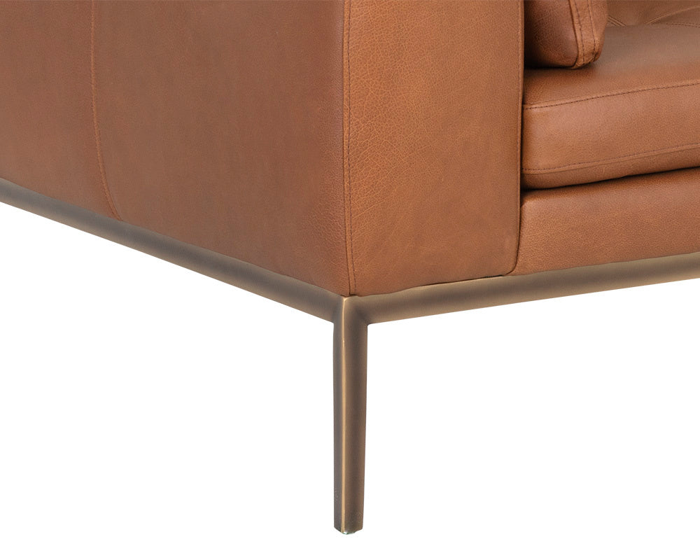 Burr Sofa - Behike Saddle Leather