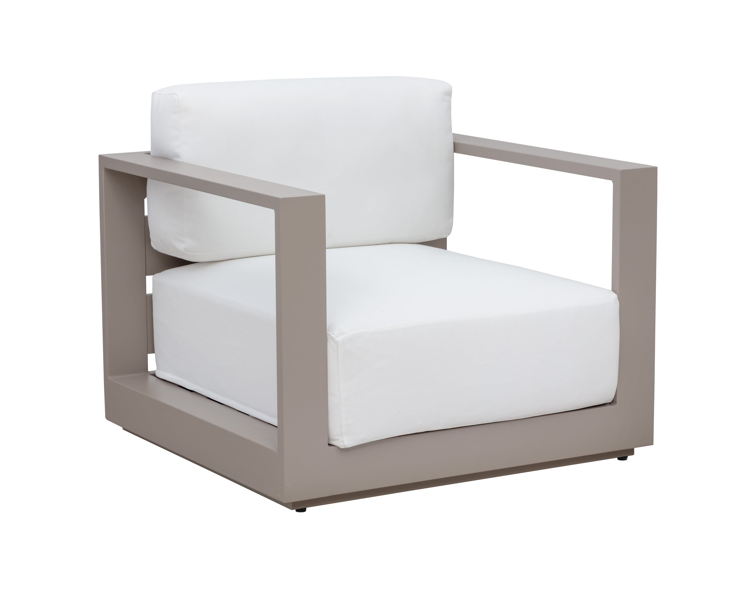 Tavira Armchair - Greige  Stinson White