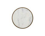 Alicent End Table - White Marble