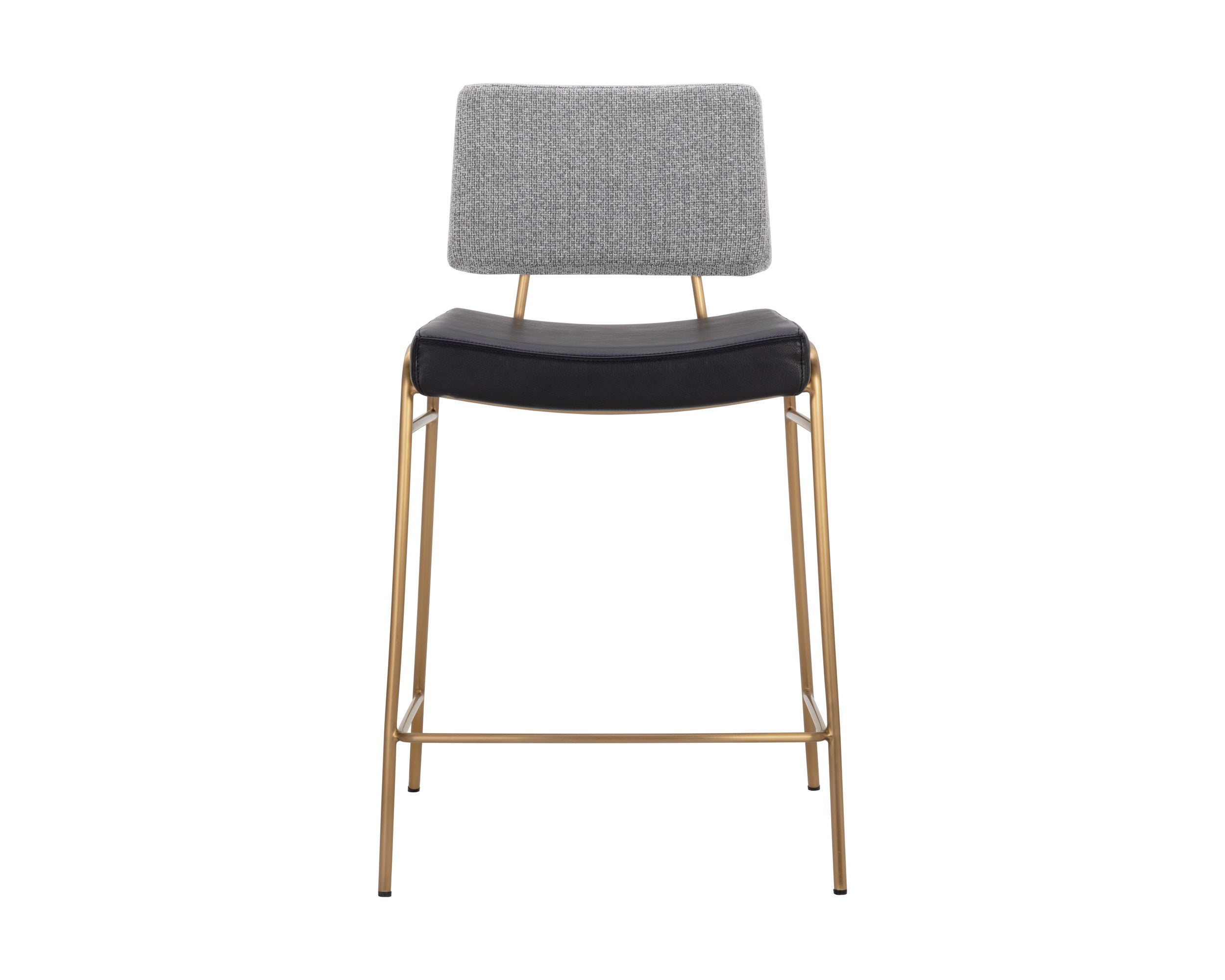 Brinley Counter Stool - Gold  Nightfall Black / Chacha Grey