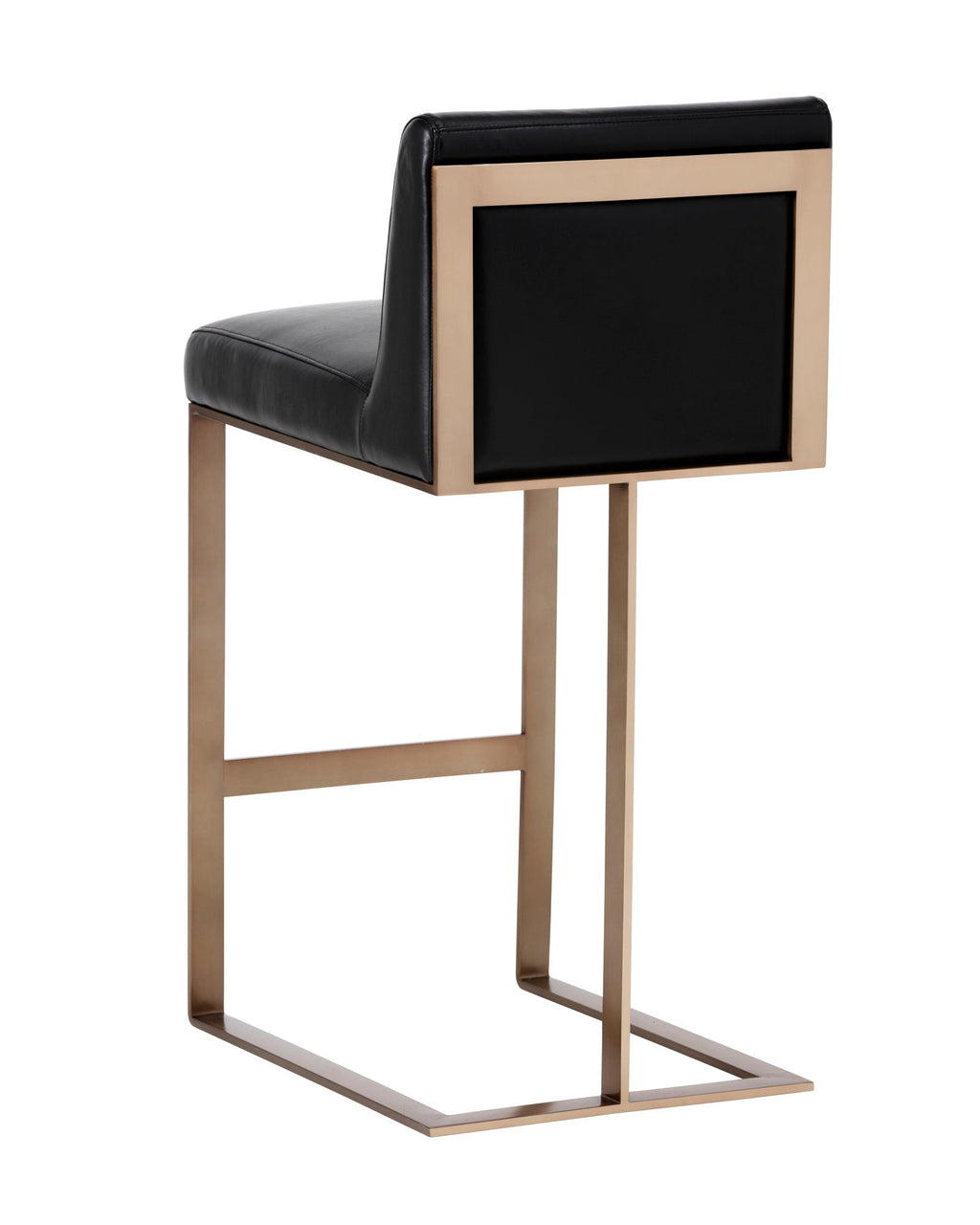 Dean Barstool - Antique Brass  Cantina Black