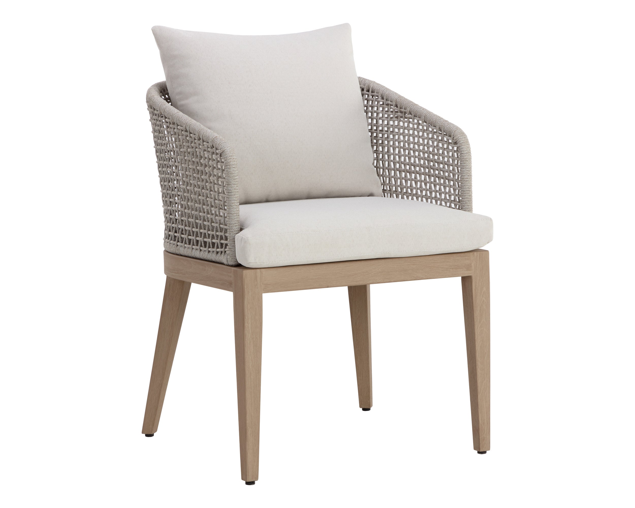 Capri Dining Armchair - Drift Brown  Palazzo Cream