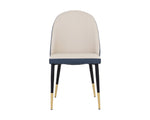 Kline Dining Chair - Dillon Cream / Dillon Thunder