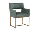 Greco Dining Armchair - Aura Teal