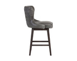 Ariana Swivel Counter Stool - Overcast Grey