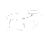 Tuner Coffee Table - Oval