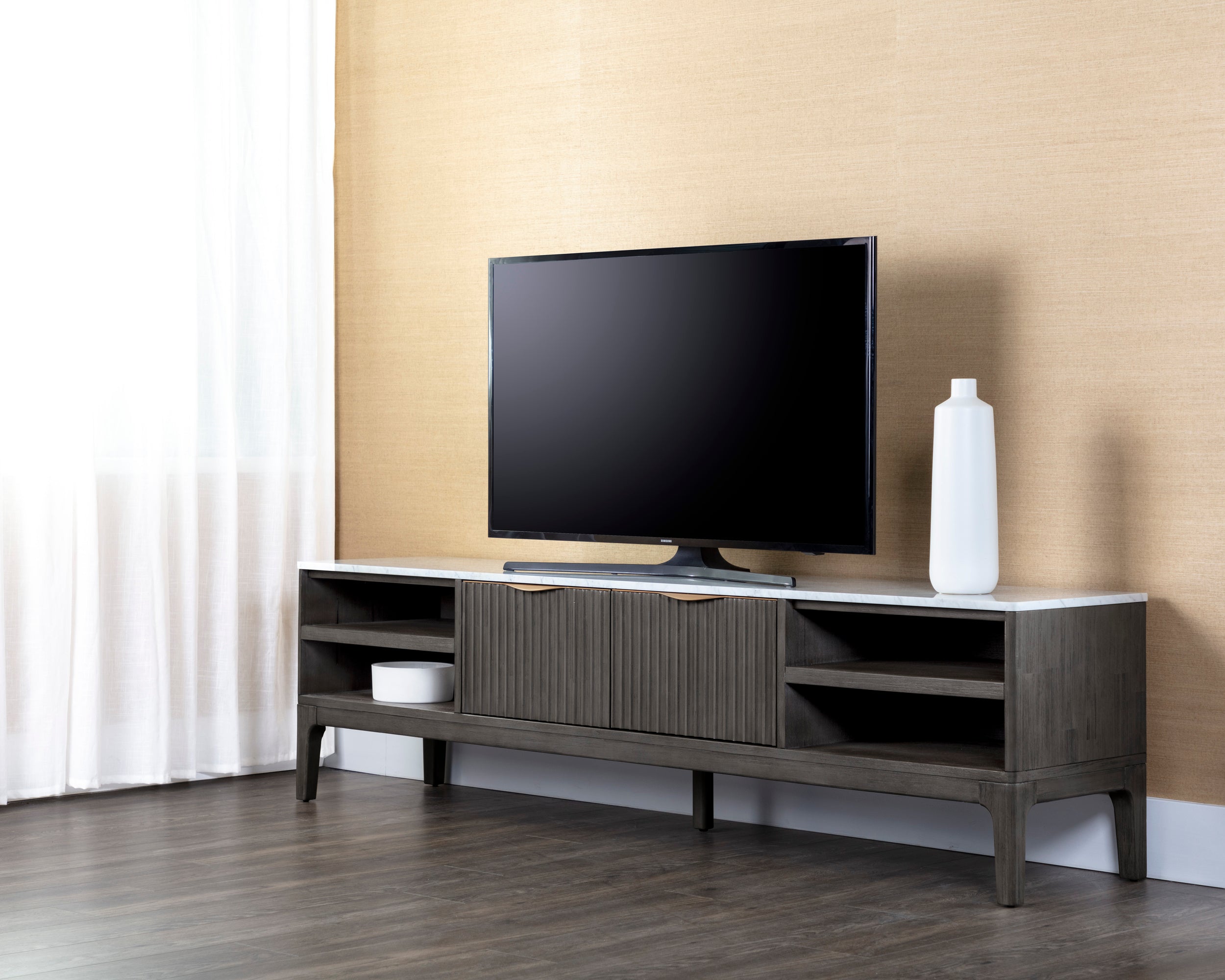 Keldon Media Console And Cabinet -