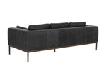 Burr Sofa - Serbia Black Leather