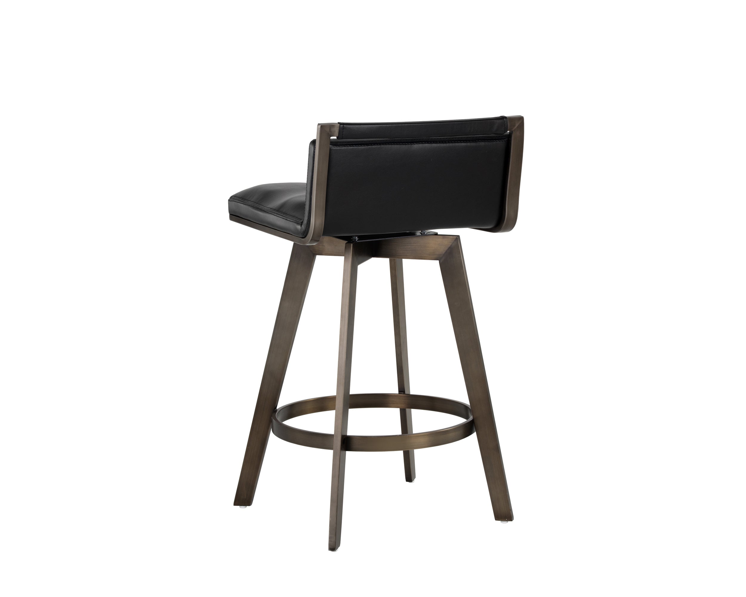 Arizona Swivel Counter Stool - Castillo Black