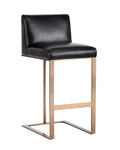 Dean Barstool - Antique Brass  Cantina Black