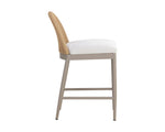 Calandri Counter Stool - Natural  Louis Cream