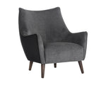 Sorrel Lounge Chair - Polo Club Kohl Grey / Abbington Black