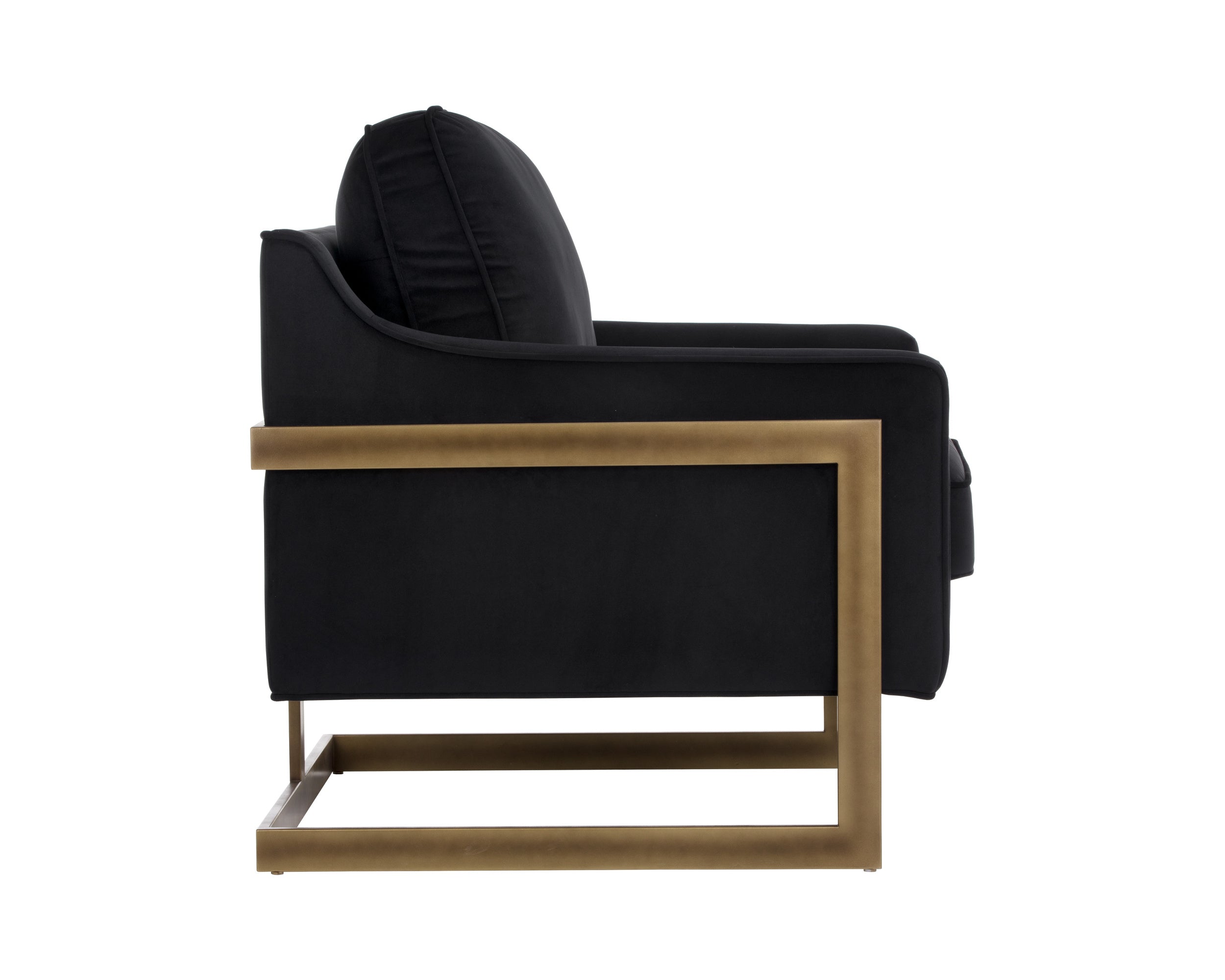 Kalmin Lounge Chair - Abbington Black