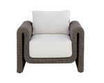 Tibi Lounge Chair - Grey  Louis Cream