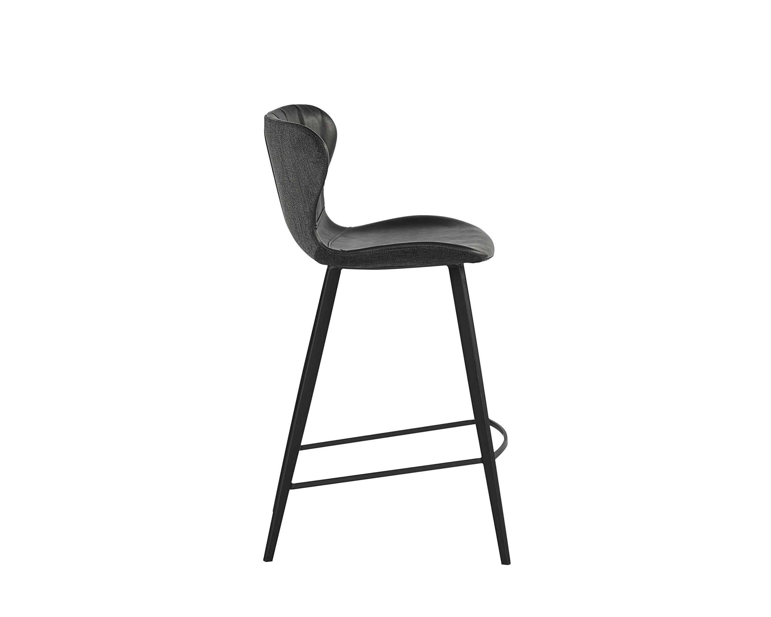 Arabella Counter Stool - Bravo Portabella / Polo Club Kohl Grey