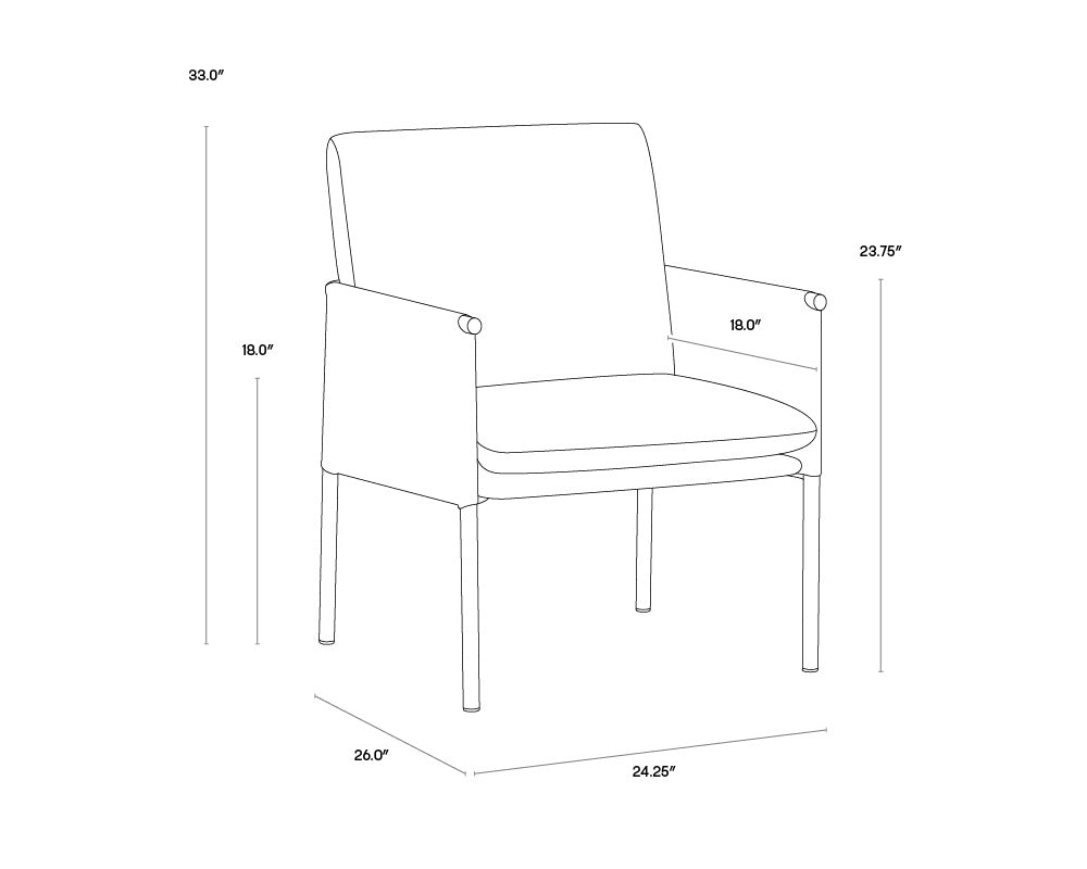 Bellevue Lounge Chair - Belfast Heather Grey / Bravo Ash