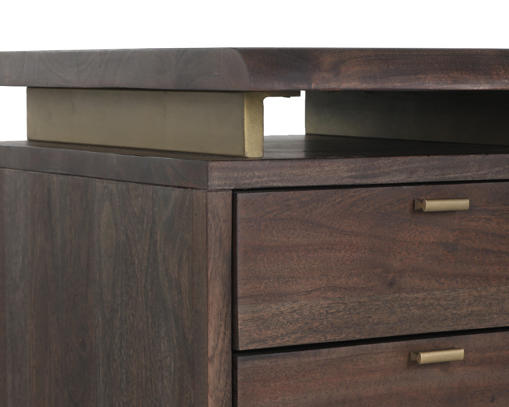 Lewis Desk - Dark Brown