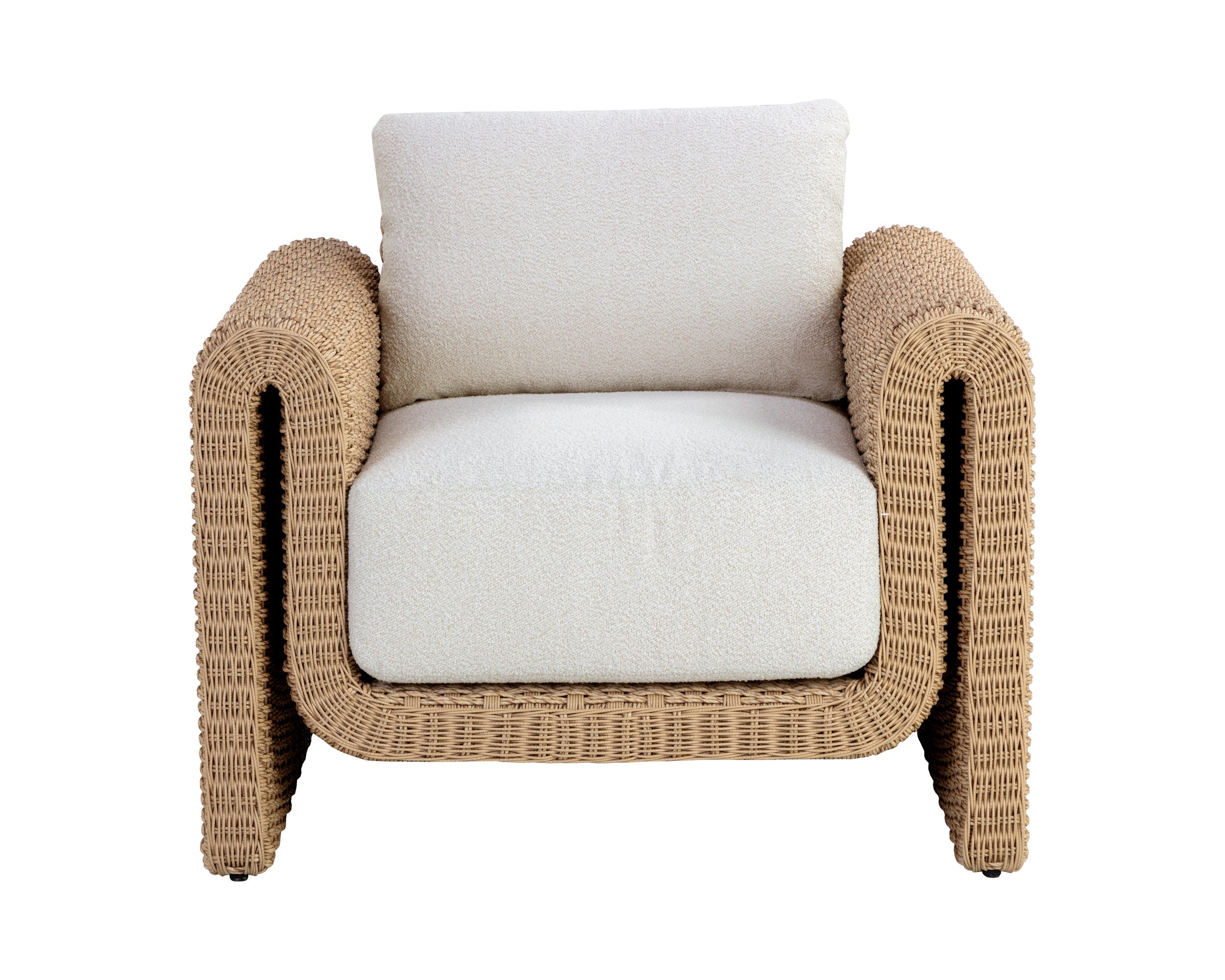 Tibi Lounge Chair - Natural  Louis Cream