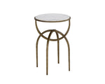 Alicent End Table - White Marble