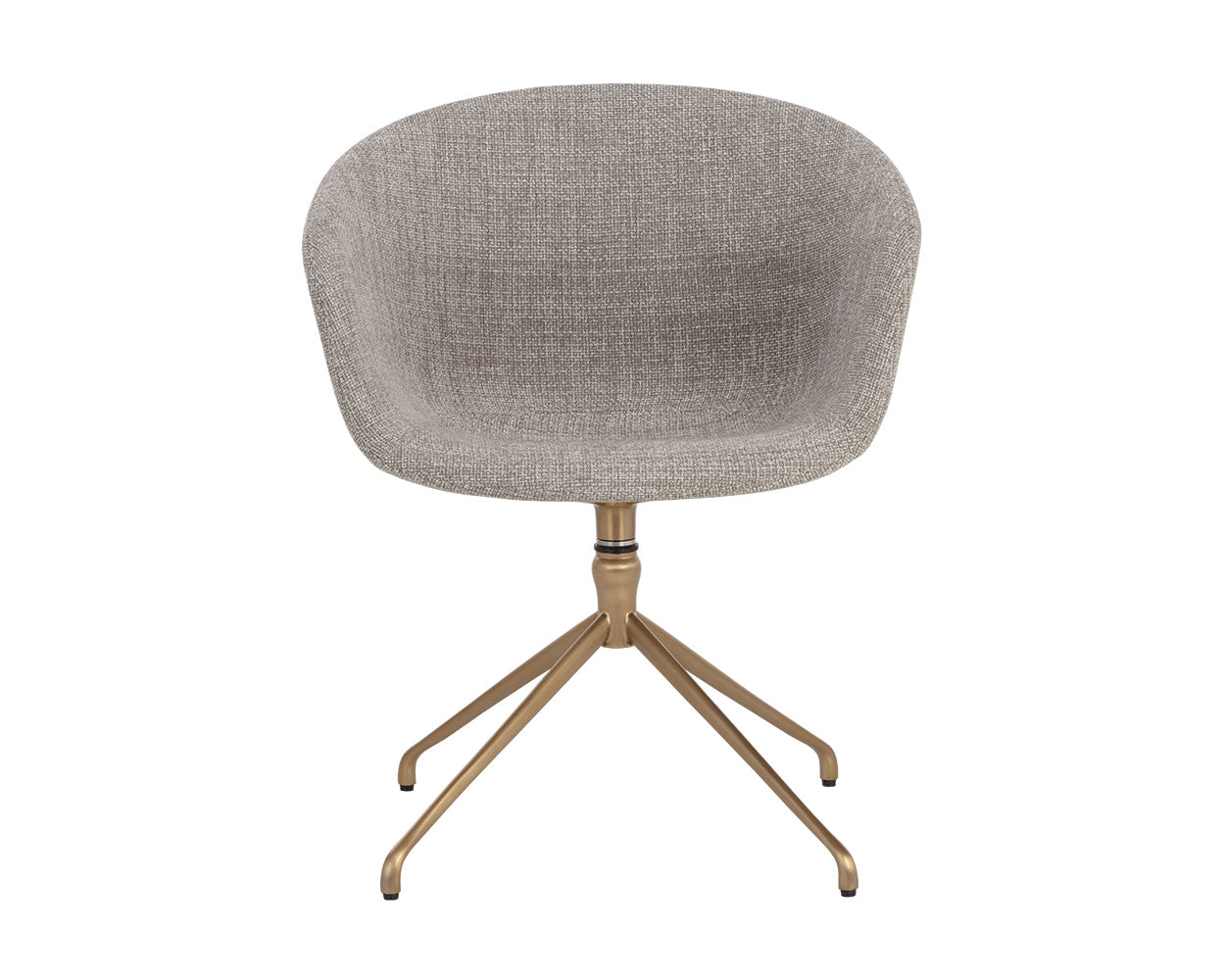 Dina Swivel Dining Armchair - Chacha Limestone