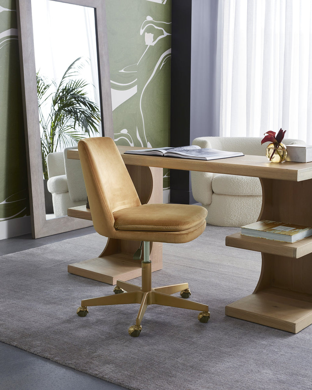 Berget Office Chair - Gold Sky