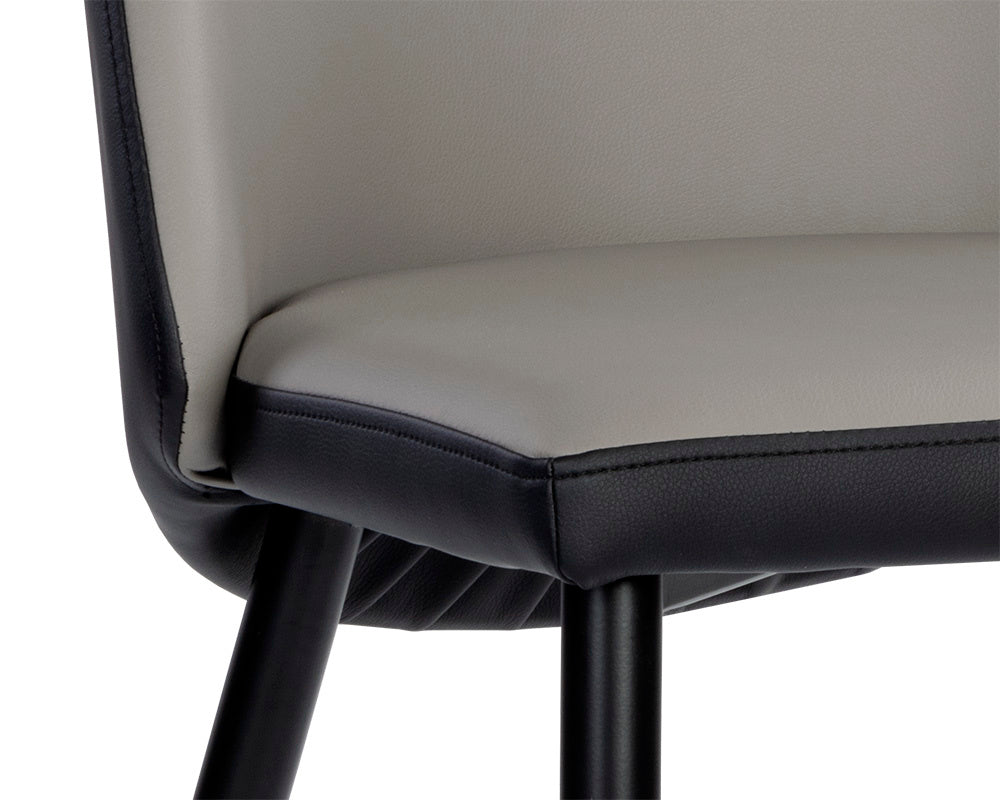 Kline Dining Chair - Dillon Stratus / Dillon Black