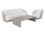 Allariz Sofa - Greige  Stinson White