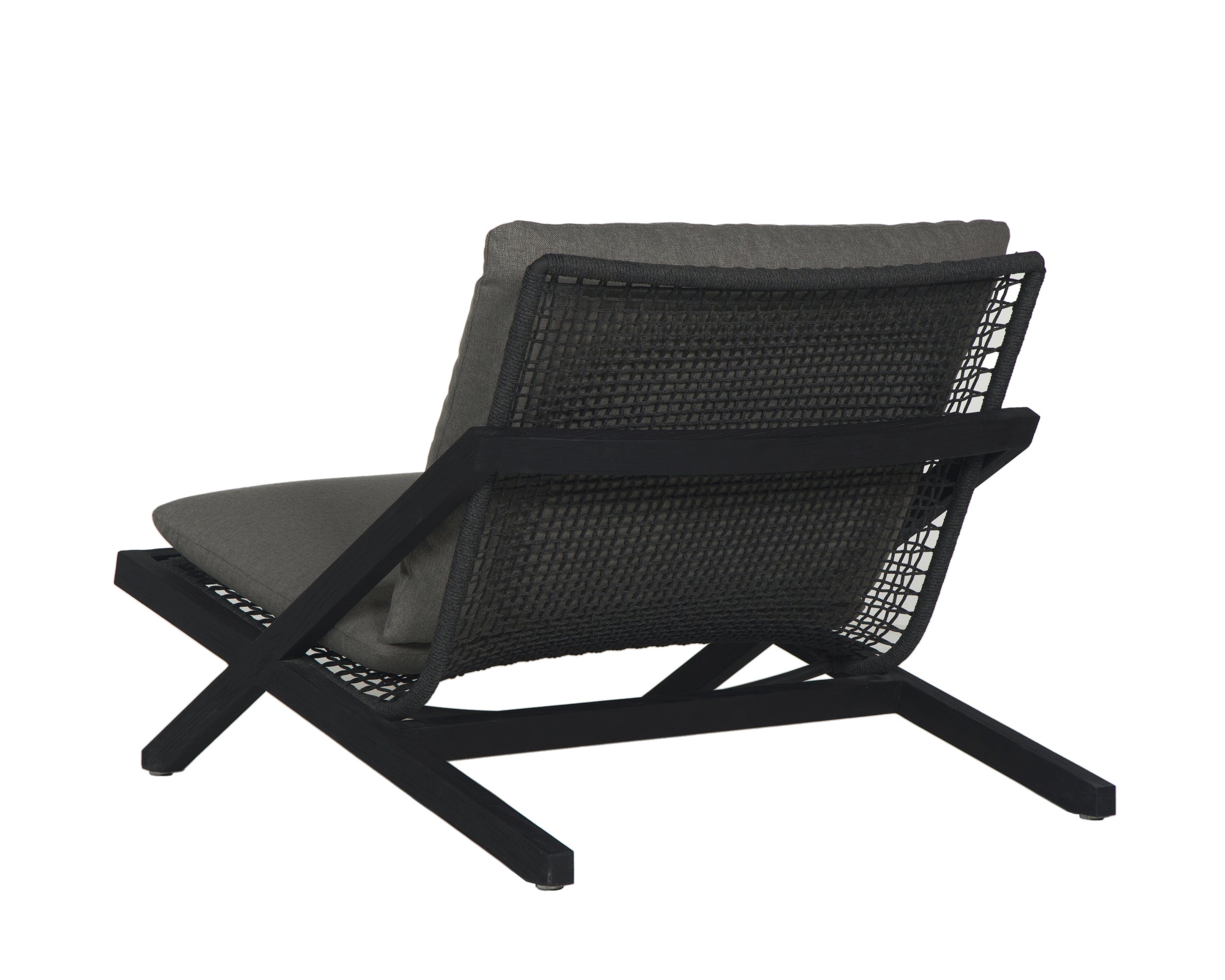 Bari Lounge Chair - Charcoal  Gracebay Grey