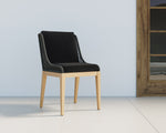 Sorrento Dining Chair - Natural  Arashi Black