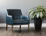 Wolfe Lounge Chair - Vintage Blue