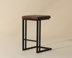 Boone Counter Stool - Black  Bravo Cognac