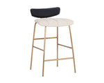 Lorelei Counter Stool - Dillon Cream / Dillon Black