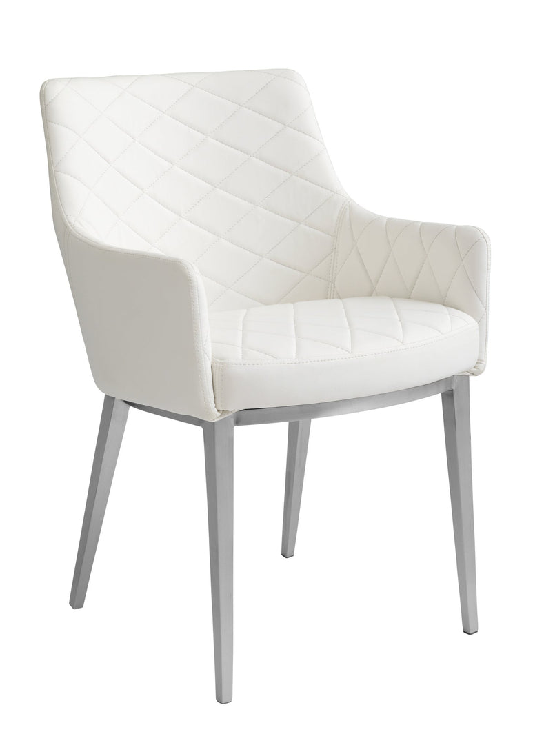 Chase Dining Armchair - White