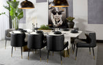 Gianni Dining Chair - Dillon Stratus / Dillon Black