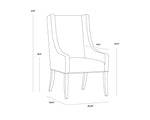 Aiden Dining Armchair - Piccolo Pebble