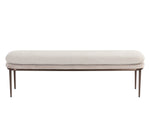 Koffi Bench - Dark Bronze  Chacha Cream / Meg Taupe