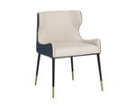 Gianni Dining Chair - Dillon Cream / Dillon Thunder