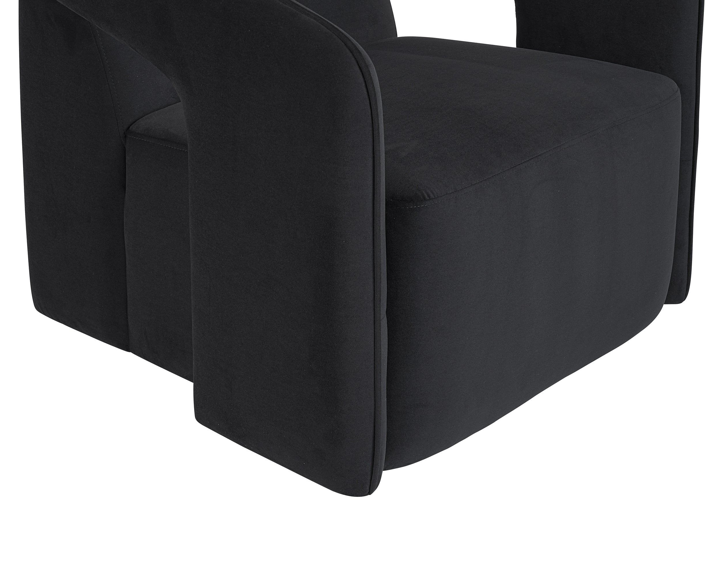 Kendrick Swivel Lounge Chair - Abbington Black