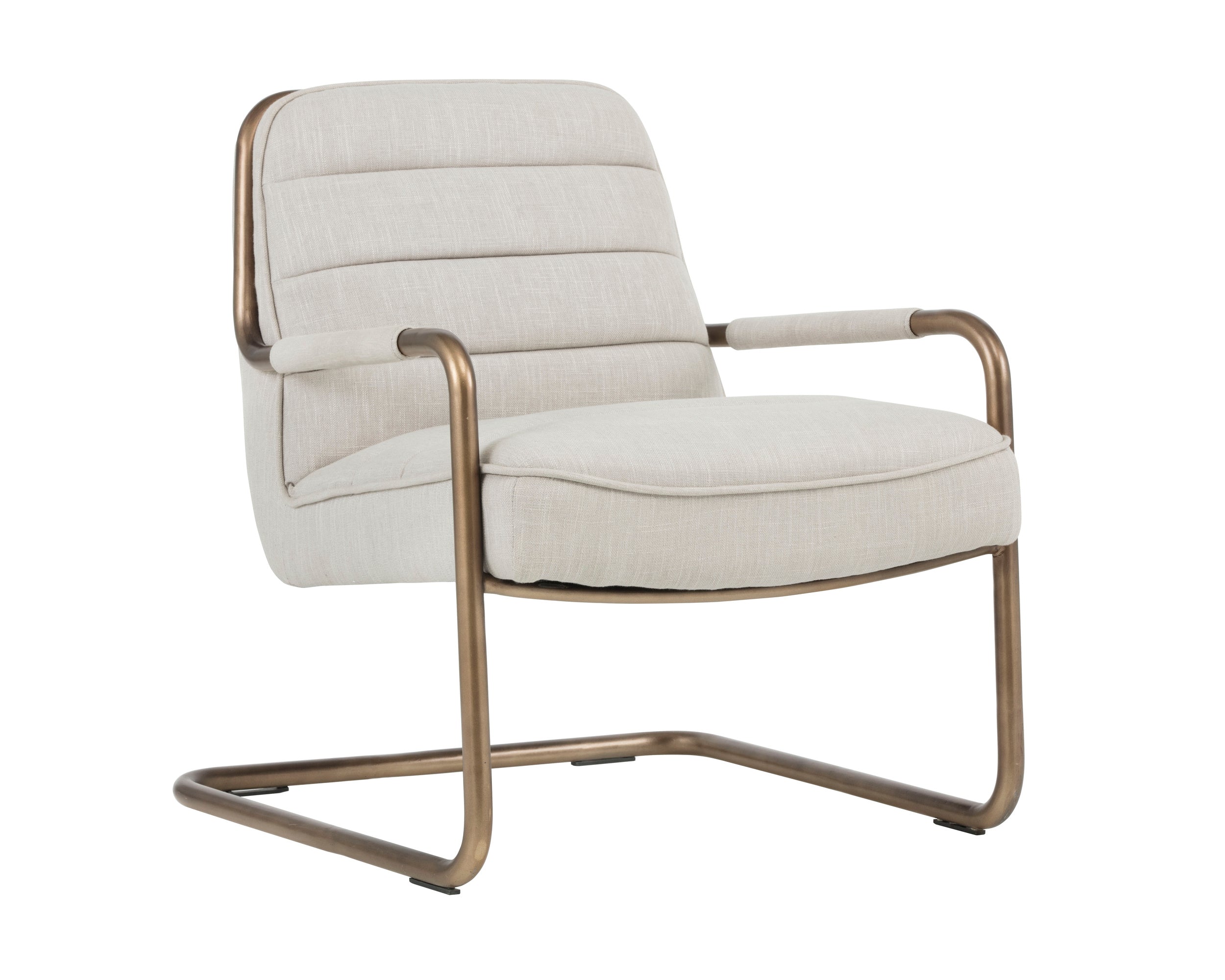 Lincoln Lounge Chair - Beige Linen