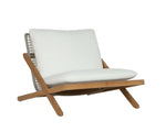 Bari Lounge Chair - Natural  Stinson White