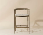 Jeremy Counter Stool - Weathered Oak  Dove Cream