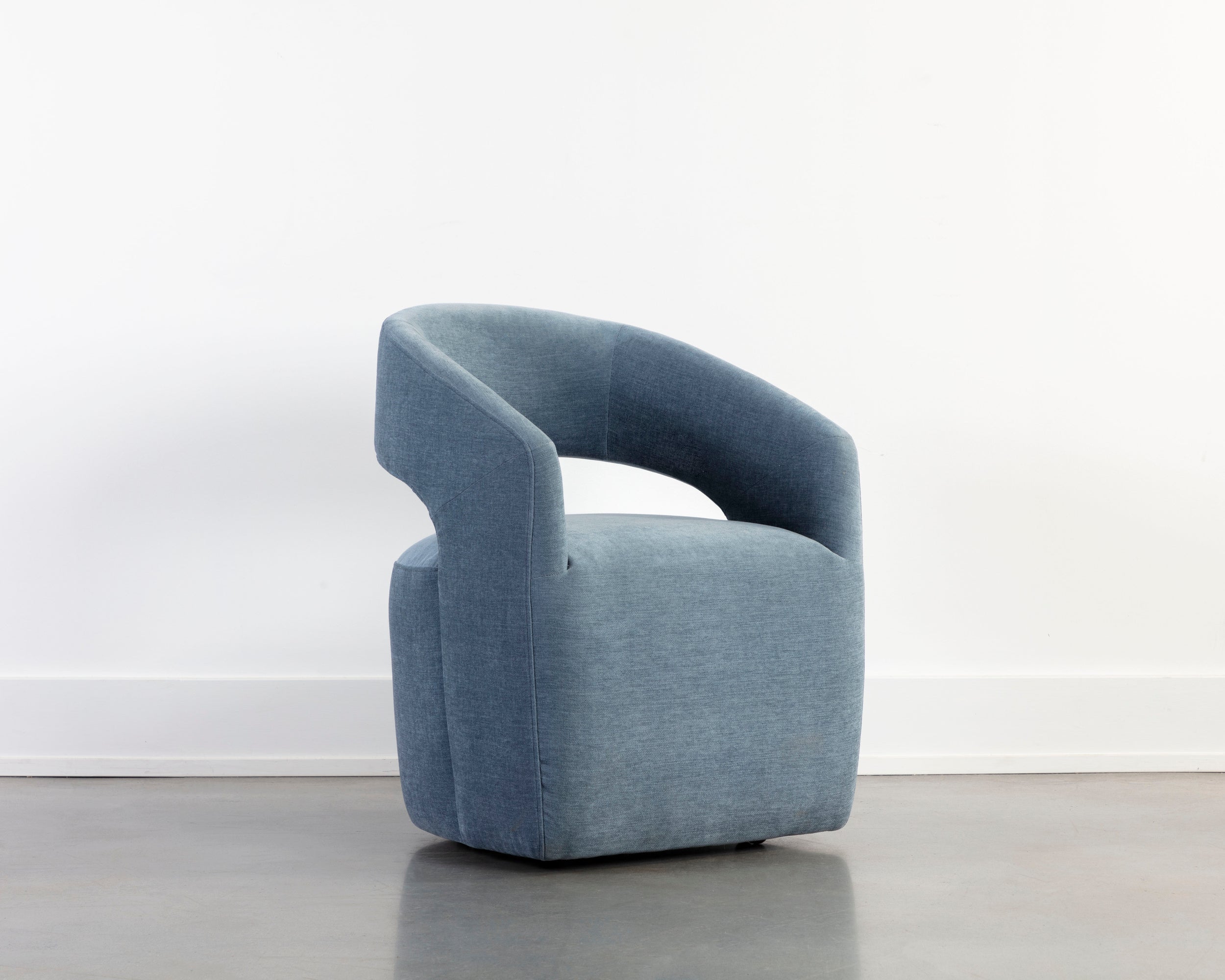 Lloret Wheeled Dining Armchair - Danny Iceberg