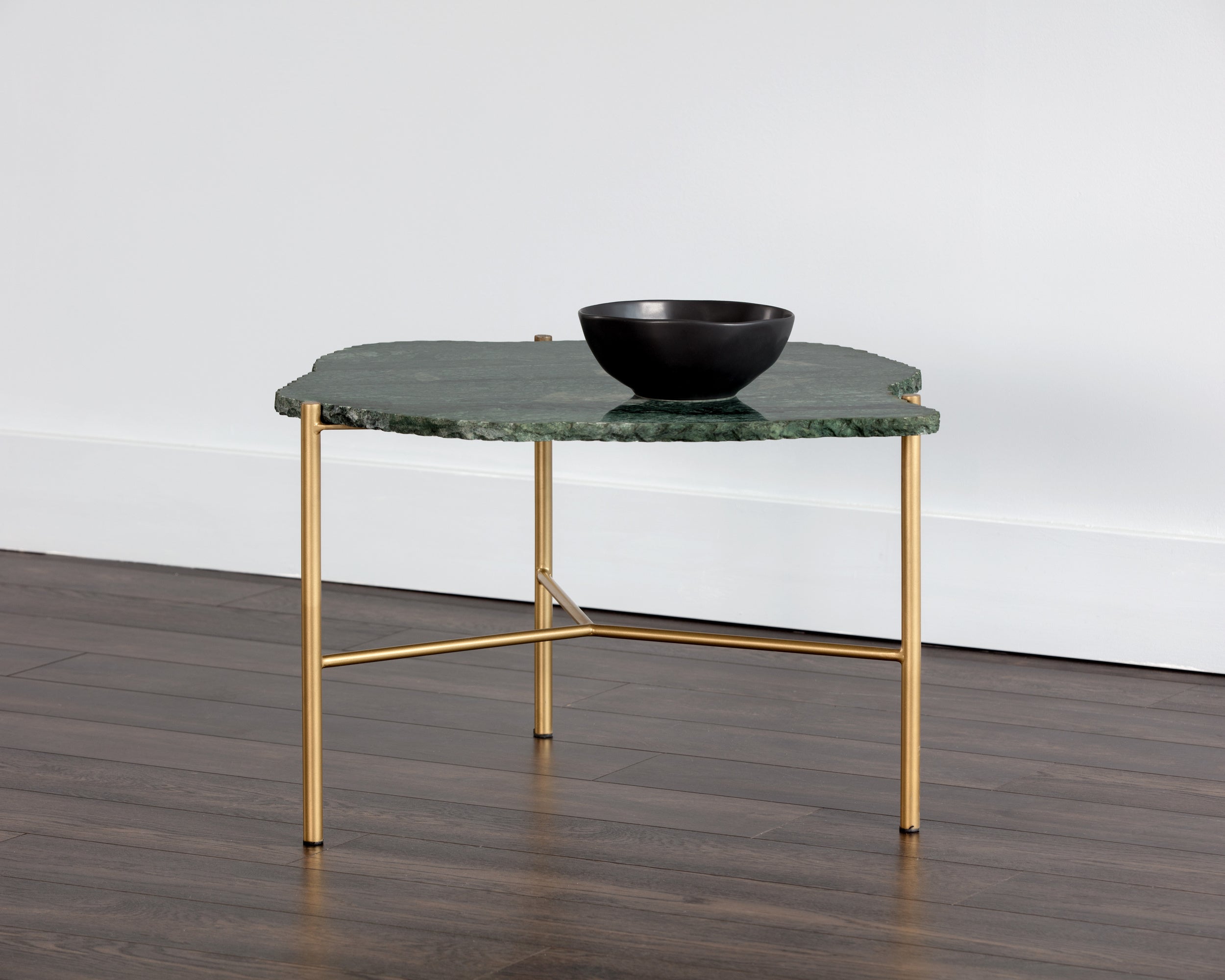 Saunders Coffee Table Top - Green Marble