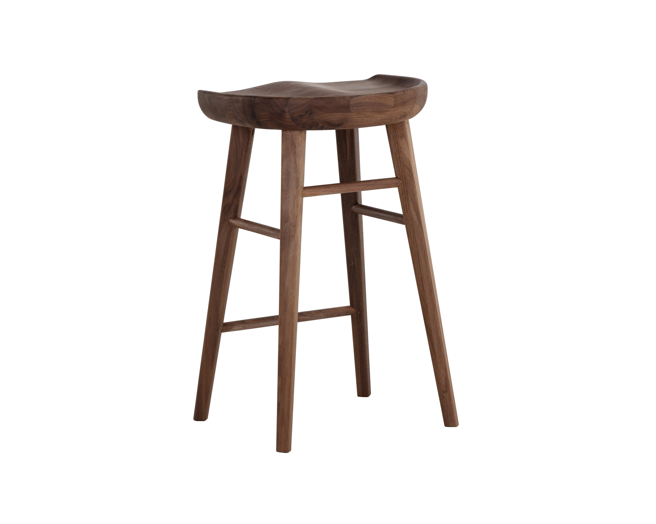 Dominic Counter Stool - Walnut