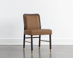 Jeno Dining Chair - Milliken Cognac