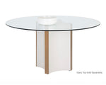 Danbury Dining Table Base - Modern Cream