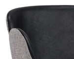 Waldo Counter Stool - Nightfall Black / November Grey