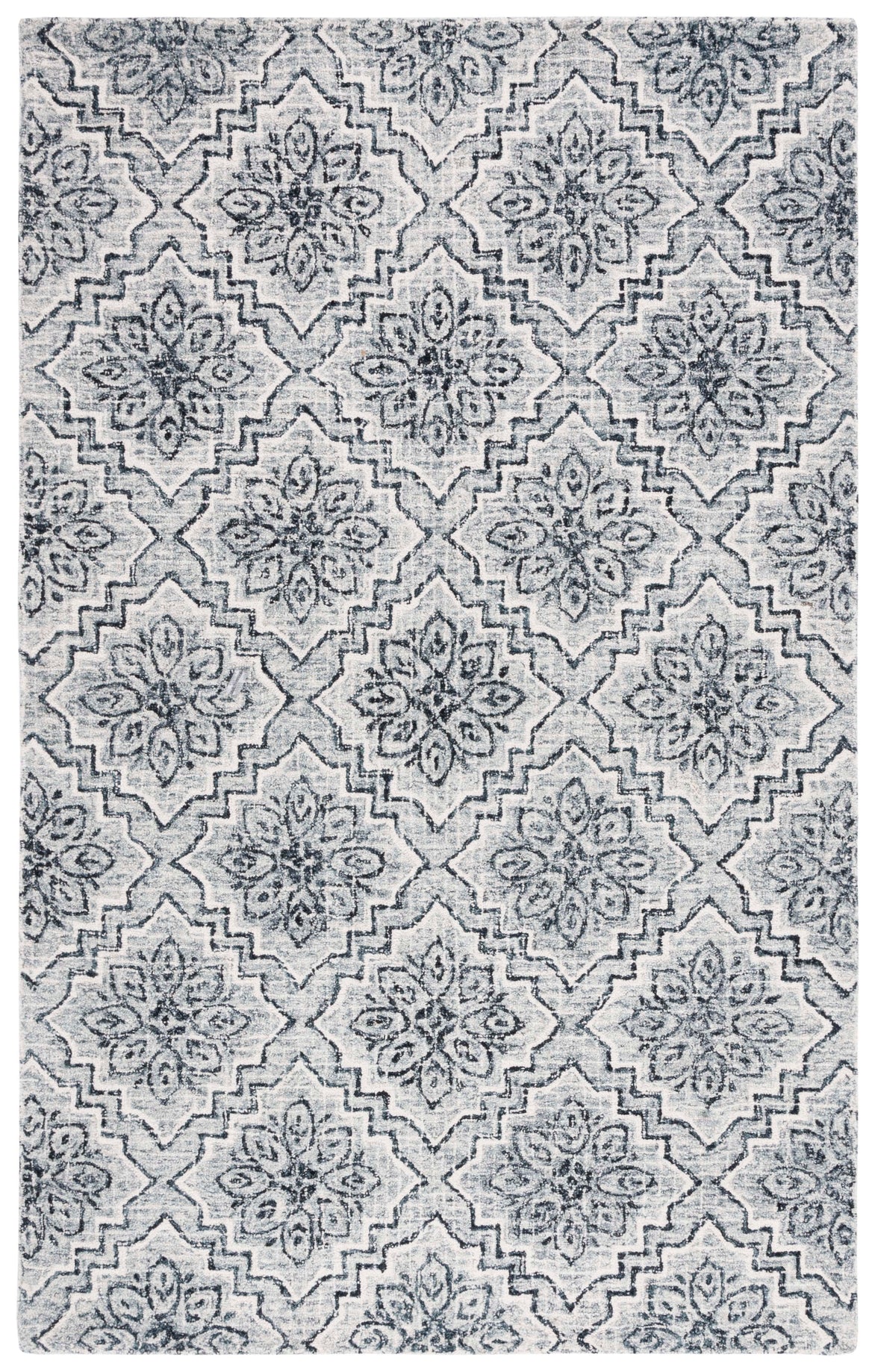 Safavieh Abstract 201 Rug, ABT201 - Dark Blue / Grey