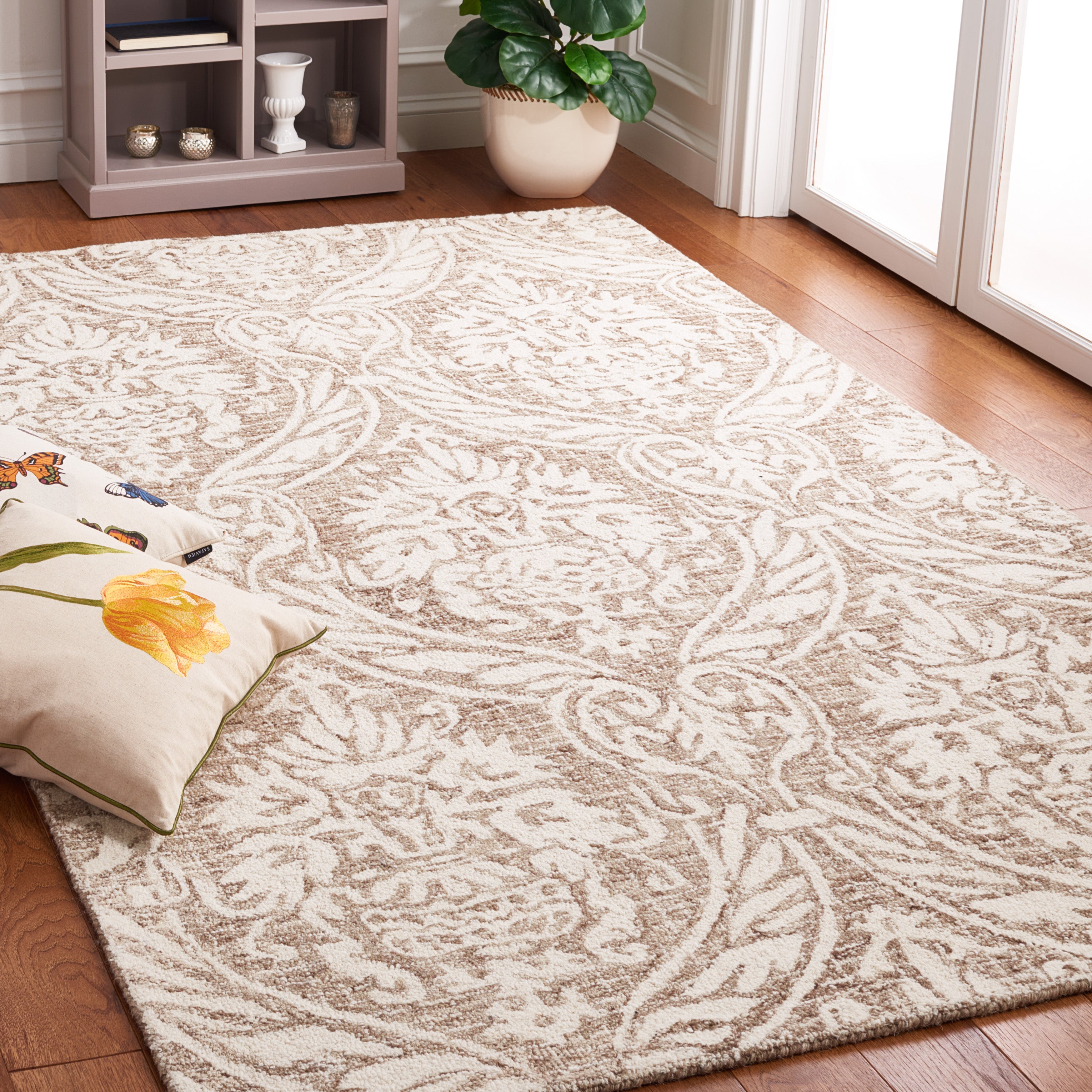 Safavieh Abstract 204 Rug, ABT204 - Ivory / Beige